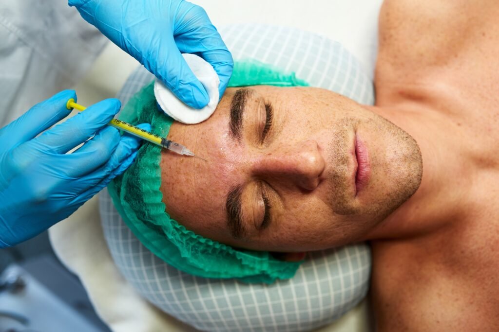 Anti-aging procedures in cosmetological cabinet